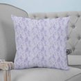 thumbnail image 4 of 24x24 Pillow Covers Set of 2, Light Purple Flowers Throw Pillow Covers Decorative Couch Cushion Case, Spring Vintage Flowers Rustic Plants Microfiber Square Pillowcases for Bedroom Car Living Room, 4 of 7
