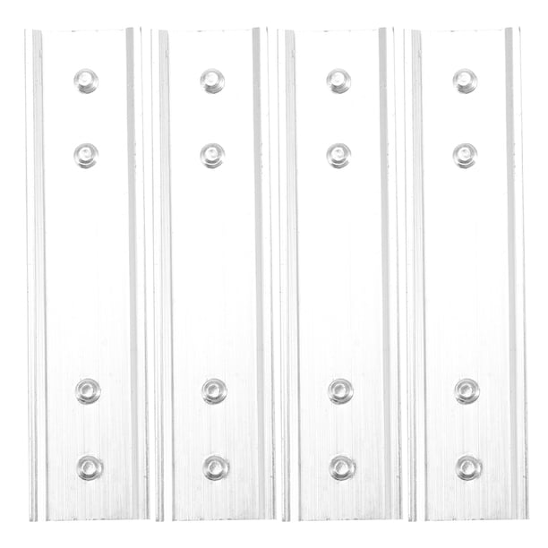 Riel curvo para cortina de techo, 4 unidades, para divisor de ambientes, ducha, ventana salediza, caravana, etc