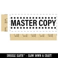 thumbnail image 2 of Master Copy Document Self-Inking Rubber Stamp Ink Stamper for Business Office - Green Ink - Large 2-2/4 Inch, 2 of 7