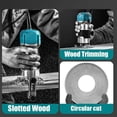 thumbnail image 5 of CJC 800W, 110V, Electric Compact Trim Woodworking Router, 30000 RPM, 5 of 12