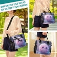 thumbnail image 5 of Small Cooler Bag Lunch Bag Portable Meal Bag Work Meal Bag Outdoor Meal Bag Travel Meal Bag Picnic Meal Bag Going Out Meal Bag Purple Ball, 5 of 6
