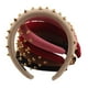 thumbnail image 2 of Diadema punk Zulema ancha banda para el cabello Rosa, 2 of 6