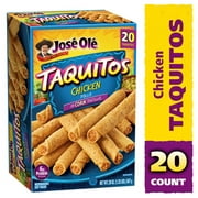 Jose Ole Chicken Corn Taquitos, 20 oz, 20 Count (Frozen)