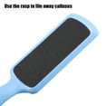 thumbnail image 3 of Unique Bargains 4 Pcs Coarse and Fine Dual Sided Foot File Removes Dead Skin Pedicure Blue White, 3 of 7
