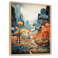 thumbnail image 2 of Designart "Canyon Landscape Painting IV" Floral Floater Framed Wall Art Living Room, 2 of 7