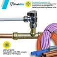 thumbnail image 4 of SharkBite 25024 Installation Kit, Water Valve Shut Off, Fridge Ice Maker, Compression, Quarter Turn, Push-to-Connect, PEX, Copper, CPVC, PE-RT, 4 of 5