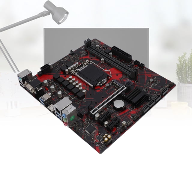 Placa Base, Interfaz Multimedia DDR4 HD De 2 Canales De 8 Pines Y 24 Pines Y Salidas VGA Placa Base Para Computadora De Escritorio PCI E 3.0 M ATX Para CPU De 14 Nm