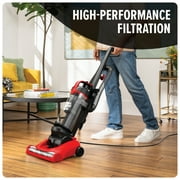 Dirt Devil Bagless Upright Vacuum Cleaner, Multi-Surface+, Pet Friendly, Lightweight, Extension Wand, Dusting Brush, Turbo & Crevice Tool, UD76210V, Red