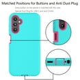 thumbnail image 5 of eBizware for Samsung Galaxy A14 5G Case,Shockproof Heavy Duty Armor Rugged Rough Hard Plastic Rubber Silicone Bumper 2-Layer Hybrid Protective Cover Case for Samsung Galaxy A14 5G, Mintgreen, 5 of 9