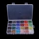 thumbnail image 2 of 1200Pcs de Cristal de 6 Mm para Joyas Surtido de Abalorios Espaciadores Facetados de Color Caja de Contenedor, 2 of 9
