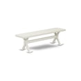 thumbnail image 5 of East West Furniture X-Style 6-piece Wood Dining Set in Linen White/Cream, 5 of 8