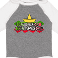 thumbnail image 4 of Inktastic 50% Mexican 100% Awesome Boys or Girls Long Sleeve Baby Bodysuit, 4 of 5