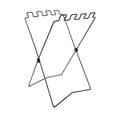 thumbnail image 2 of Yuarrent Bolsa de basura, estante plegable para Picnic, barbacoa, bolsa de basura, organizador, soporte de bolsillo para basura para el hogar, Estufas de camping Negro, 2 of 6
