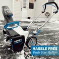 HART 40Volt 18inch BatteryPowered Brushless Snow Blower Kit, (1) 6