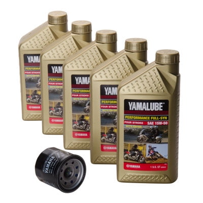Yamalube Synthetic 15W-50 Oil Change Kit Side x Side For Yamaha YXZ1000R SS XT-R 2020-2023