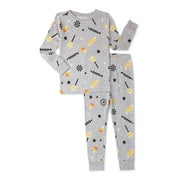 Halloween Way to Celebrate! Toddler Boy and Girl Unisex Cotton Pajama Set, 2-Piece, Sizes 12M-5T