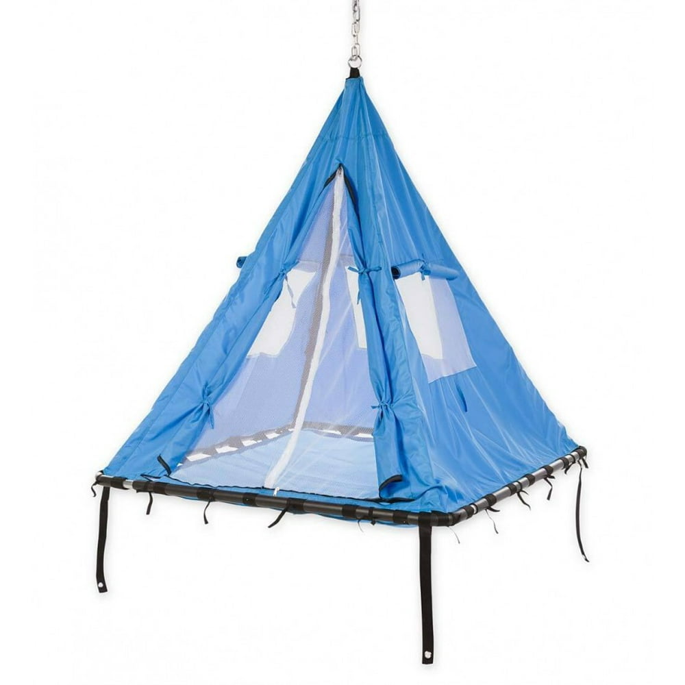 HearthSong Hanging Sky Tent 5Foot Platform Swing and Play Tent for