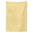 thumbnail image 3 of Ambesonne Greek Tablecloth Rectangular Table Cover, Yellow and White Maze Theme, 52"x70", Yellow and White, 3 of 4