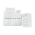 thumbnail image 2 of HALLEY Turkish Bath Towels Set - 4 Piece Bathroom Set, Ultra Soft, Machine Washable, Highly Absorbent, 100% Cotton - Luxury Spa Quality - White, 2 of 4