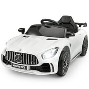 Camion porteur électrique Mercedes-Benz AMG GT R 12V pour enfants avec télécommande parentale - ã€ Redã€' - Voltz Toys