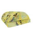 thumbnail image 1 of Bird Foot Rest, Little Birds on Spring Branches in Watercolor Style Repetitive Pattern, Non-Slip Backing Adjustable Ergonomic Memory Foam Leg Support for Office, Yellow and Multicolor, by Ambesonne, 1 of 5