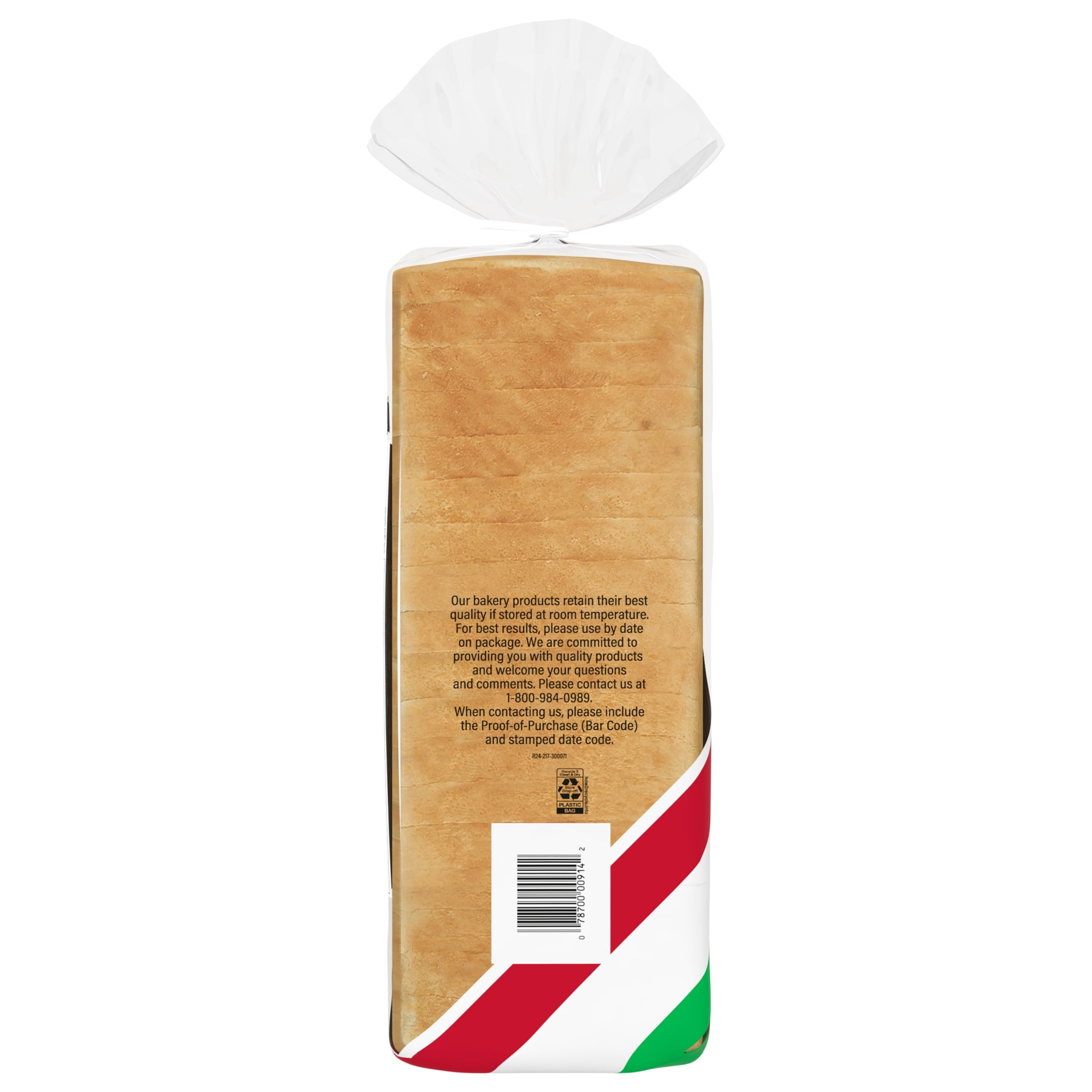 D'Italiano White Real Italian Bread, 16 oz, Plain Italian Bread, Bag