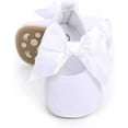 thumbnail image 4 of Baby Girl Mary Jane Flats Lace Bow Non-Slip Soft Sole Newborn First Walker Wedding Princess Party Dress Shoes, 4 of 6