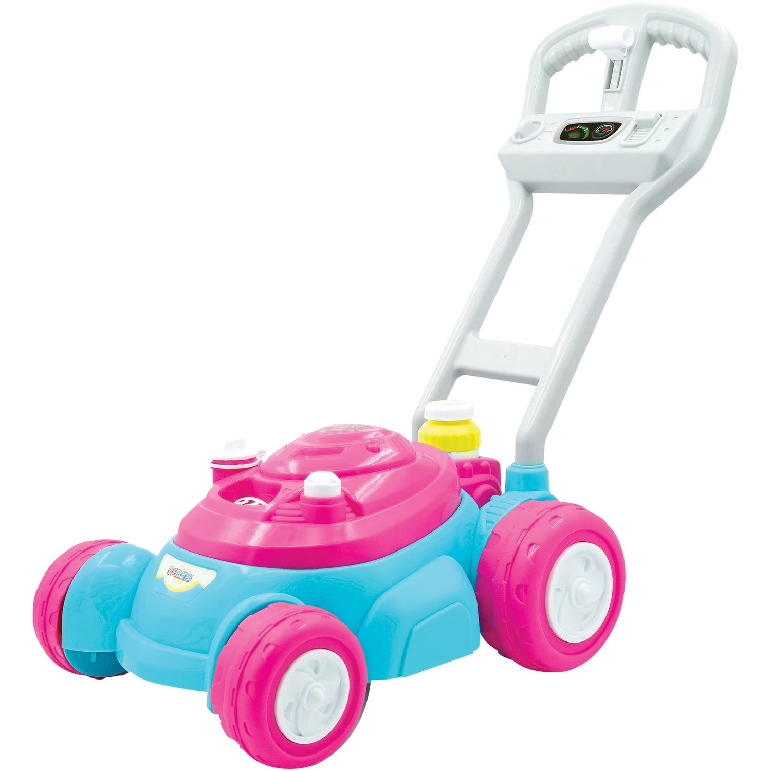 pink bubble mower