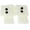 White, variant on AOOCHASLIY Christmas/Daily Socks Women Leg Warmers Knitted Short Knee Winter Trim Boot Cuffs Toppers