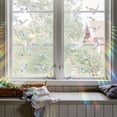 thumbnail image 4 of Bird Electrostatic Window Sticker Cling for Glass and Tile, Removable Decorative Glass Film, 1 Piece, Colorful Flying Bird Design, 4 of 6