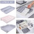thumbnail image 3 of Expandable Cutlery Drawer Organizer, Flatware Drawer Tray for Silverware, Serving Utensils, Multi-Purpose Storage for Kitchen, Office, Bathroom Supplies, 3 of 8