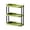 Green, variant on LEFTHIGH Home Desktop Storage Rack Multi-Tier Plastic Organizer for Office Supplies Books Cosmetics Home Kitchen Counter Cute Stuff
