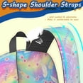 thumbnail image 5 of Pioneer Flower Floral Print Pattern 17" School Backpacks for Teens,Waterproof Oxford Fabric,S-Shape Padded Straps for School,Travel,Hiking,Camping, 5 of 5