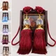 thumbnail image 5 of Juego de 2 Borlas Decorativas para Cortinas - 66 cm de Largo Total, Hechas de Poliéster y Plástico, Incluye 2 Sujetadores Elegantes para Decorar tus Ventanas, 5 of 6