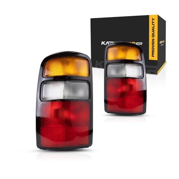 CarLights360: For 2004 2005 2006 Chevy Suburban 2500 Tail Light Assembly Driver and Passenger Side w/Bulbs DOT Certified Replaces GM2800170 GM2801170 | 15832091, 15832092