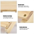 thumbnail image 1 of Sonew Foldable Solid Wood Small Square Bench Rural Styles Bench Ergonomic Design Fine Workmanship, Rural Styles Square Bench,Wood Small Square Bench, 1 of 8