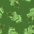 thumbnail image 1 of Ahgly Tapis d'Intérieur Lavable en Machine Carré Vert Pois, 7 Pieds Carré, 1 of 7
