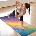 thumbnail image 6 of Colorful Galaxy Pattern Hot Yoga Mat Towel Non Slip for Hot Yoga - Quick-Drying Yoga Mat Cover with 4 Corner Pockets with Travel Bag - Hot Yoga Towel Non Slip Grip Moisture Wicking Sweat 70"x26", 6 of 6