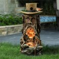 thumbnail image 2 of Winsome House Resin Old Man Tree Outdoor Fountain, 2 of 11