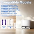thumbnail image 2 of Main Brush 2 Pack with Cover for Narwal Freo Z10 Z Ultra Pro X Plus X Ultra, 2 of 5