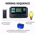 thumbnail image 3 of 150A 100A 60A 50A 30A 20A 10A MPPT PWM Solar Char Controller 12V 24V LCD Display 2 USB Port Solar Panel Battery Regulator ,Simple and Convenient to Set, 3 of 6