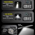thumbnail image 4 of 2PCS Bicycle Lights High Bright Front and Rear Cycling Lamp Mountain Bike Headlight Taillight Waterproof Lantern, 4 of 5