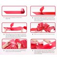 thumbnail image 4 of sweethay Lazo rojo grande para coche, lazo gigante grande de 30 pulgadas para decoración de coche de boda, regalos, lazo de regalo de Automoción decorativa y accesorios, 4 of 6