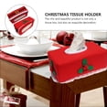 thumbnail image 5 of Pretyzoom 2-Pack Red Christmas Tissue Box Covers Decorative Holiday Table and Home Display Accessories, 5 of 8