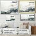 thumbnail image 4 of Designart "Blue Grey Line Art Conceptual modern II" Modern Wall Decor, 4 of 5