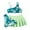 # 18, variant on BULLPIANO Girl's 3 Piece Swimsuits Printed Rashguard Swimsuit Set Bikini Bathing Suit