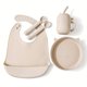 thumbnail image 1 of Baby Feeding Set Silicone Feeding Set Shallow Tray Kitten Design Baby Silicone Tableware, Toddler Eating Utensils, With Suction Cup, Shallow Tray Bib Soft Spoon Fork Cup, Tough Tableware Set, Edible G, 1 of 5