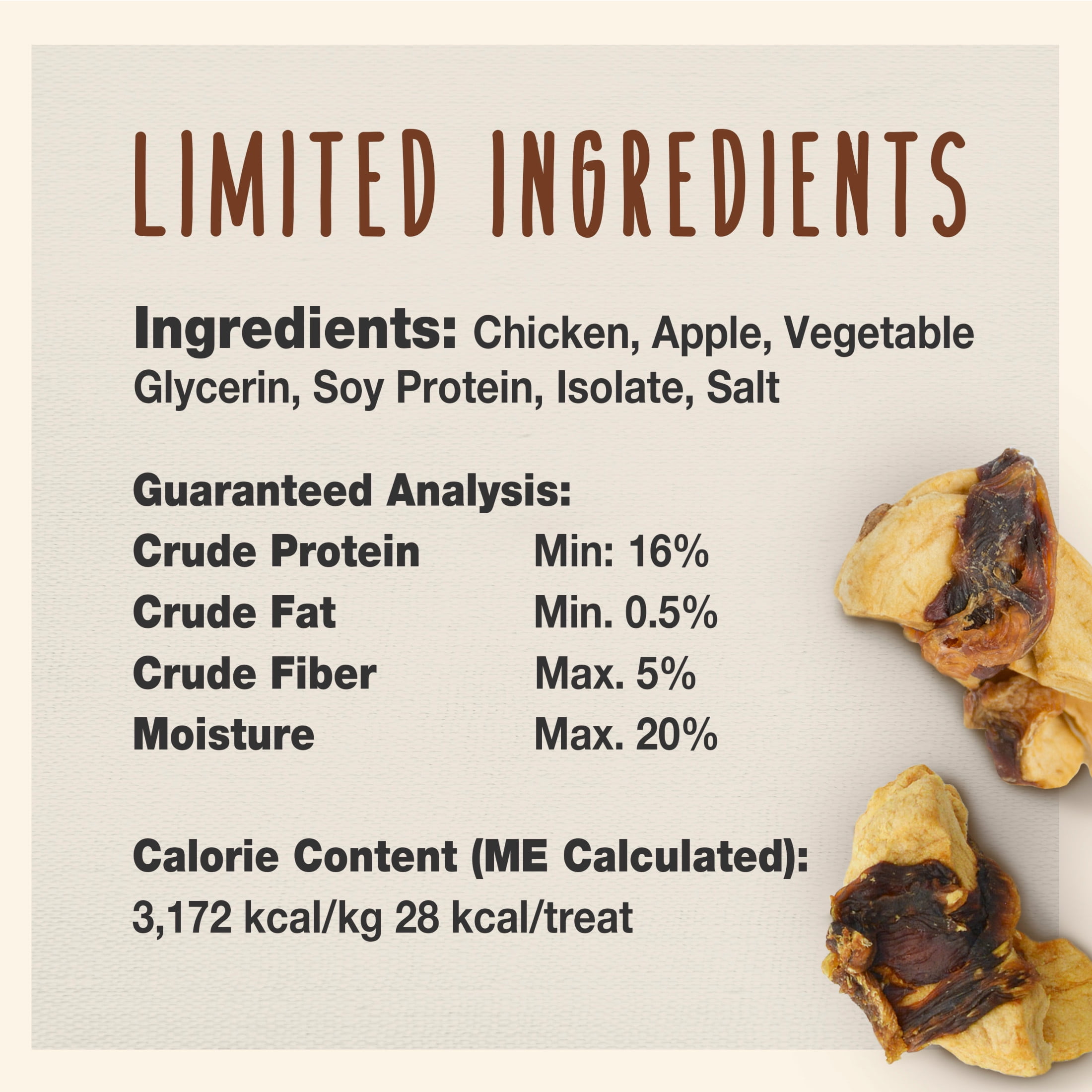 Cadet Gourmet Chicken & Apple Wrapped Dog Treats 28 Ounce (Pack of 1)