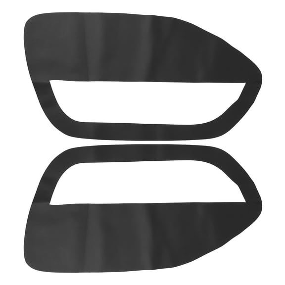 Durable Pair Black Microfiber Leather Door Panel Insert Cards Cover for Ford for Mustang 2005-2009