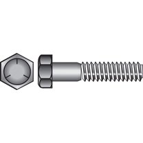Hillman 3/8" Heat Treated Zinc Steel Hex Head Cap Screw